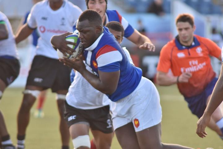 France number eight Jordan Joseph scored a hat-trick.