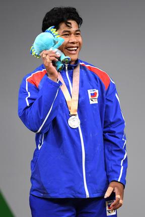 Don Opeloge won a silver medal at the 2018 Gold Coast Commonwealth Games.