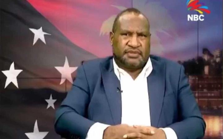 Papua New Guinea's prime minister James Marape delivers his inaugural State of the Nation speech. 