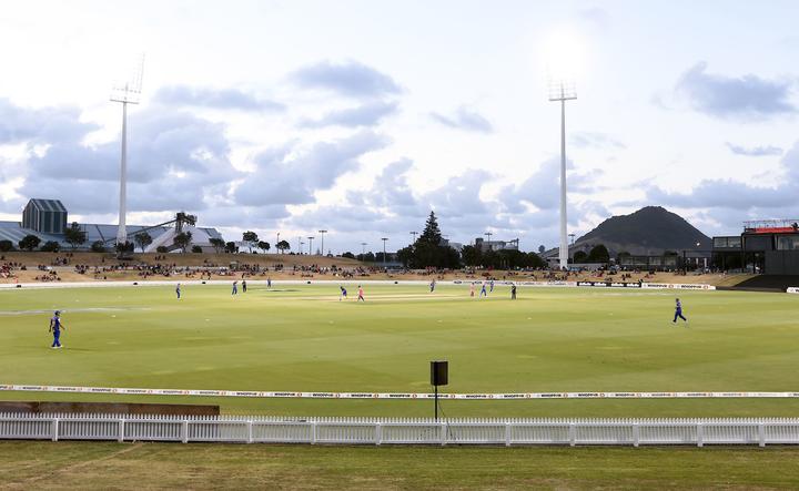 The Bay Oval cricket ground in Mt Maunganui.