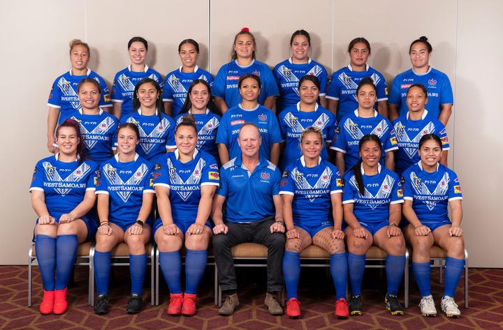 The 2019 Fetu Samoa team to play the Kiwi Ferns in Auckland.