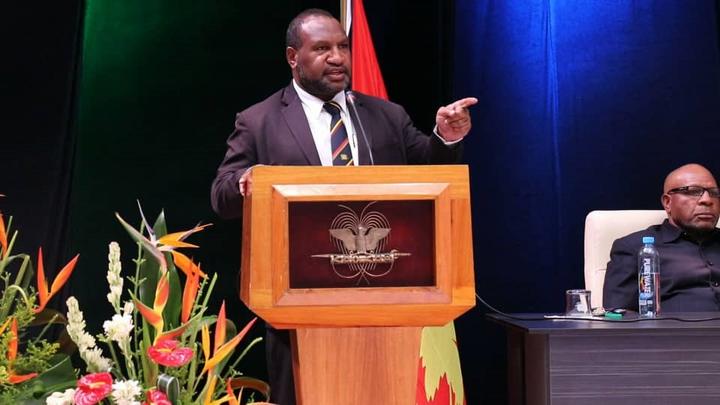 Papua New Guinea prime minister James Marape, June 2019.