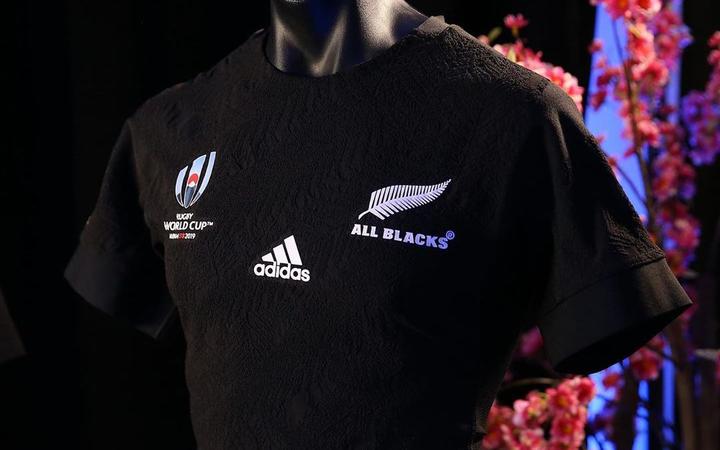rugby world cup all black jersey