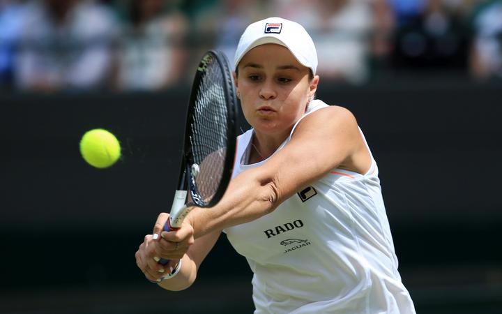 World number one Ashleigh Barty has been eliminated at Wimbledon.