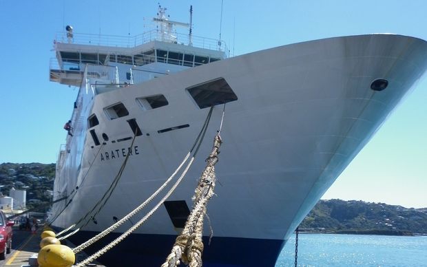 The Aratere in Wellington in 2011 after it was lengthened.