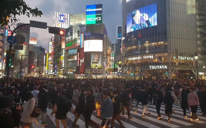 Shibuya crossing, Tokyo.