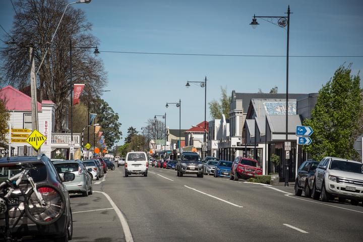 Greytown’s Main Street, looking south. 