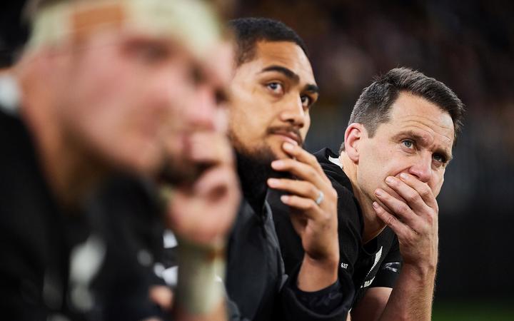 Ben Smith during the 2019 Bledisloe Cup test match between the New Zealand All Blacks and the Wallabies in Perth.