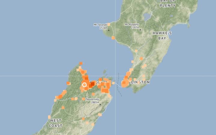 A 4.9 quake centred near Motueka was felt across the top of the South Island.