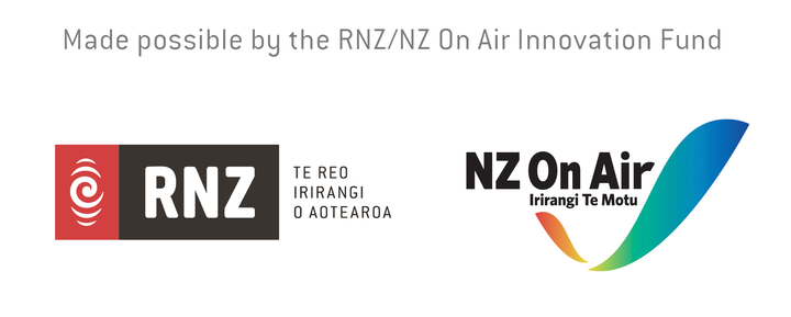 RNZ/NZ On Air Innovation Fund logos