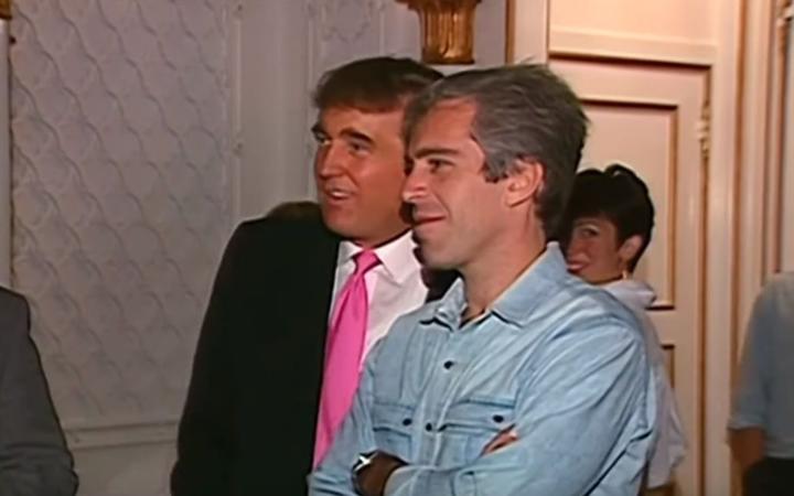 Donald Trump and Jeffrey Epstein 