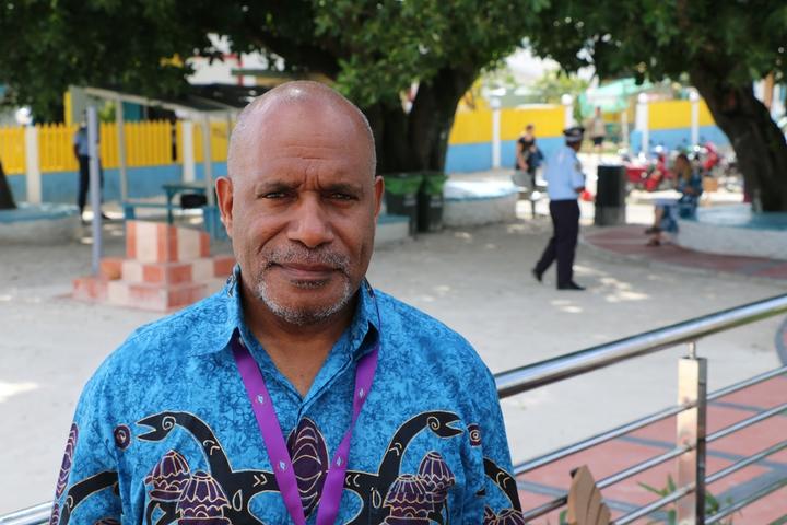 The West Papuan independence campaigner Benny Wenda. 
