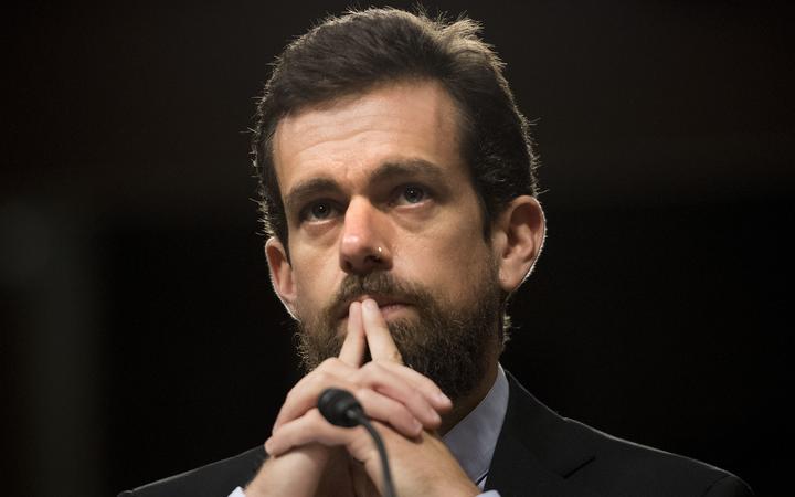 CEO of Twitter Jack Dorsey testifies before the Senate Intelligence Committee on Capitol Hill in Washington, DC, on September 5, 2018. 