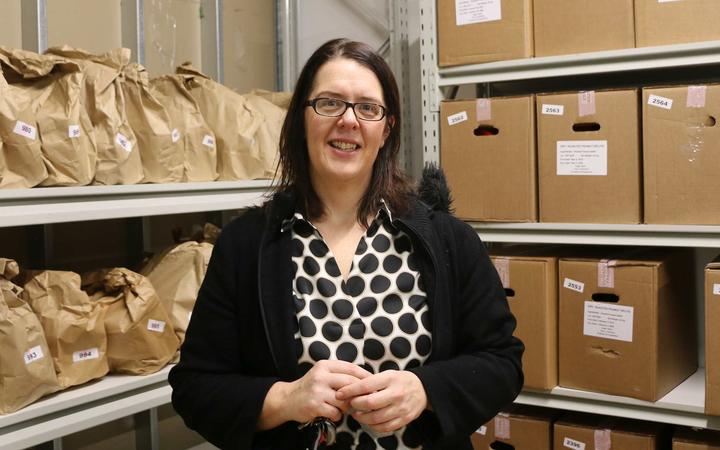 Auckland City Mission's general manager of social services Helen Robinson says most of those seeking food parcels are women. Photo: RNZ Insight / Sarah Robson.