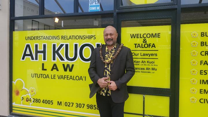 Lawyer and President of the Wellington Samoa Rugby Union Ken Ah Kuoi.
