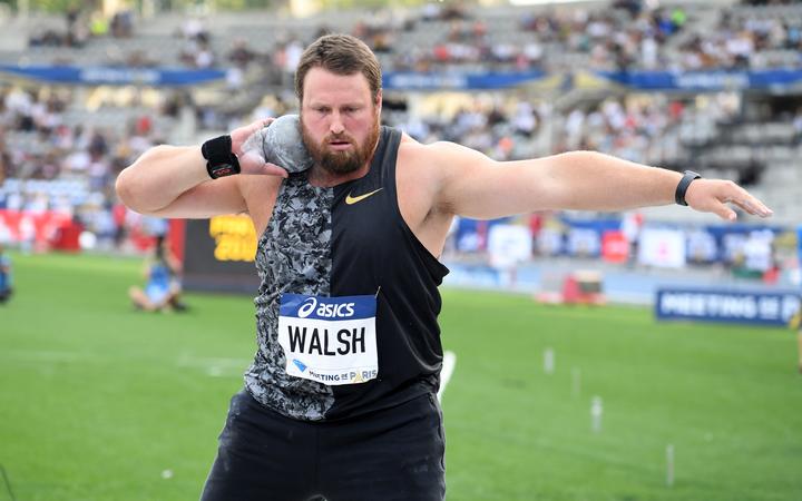 Paris, Athletics, IAAF Diamond League Meeting Paris, 24.08.2019, Stade Charlety, Paris.
Tomas Walsh of New Zealand during the Men's Shot Put event.
Photo copyright Gladys Chai of the Laage *** Local Caption *** | Use worldwide