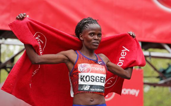 Brigid Kosgei of Kenya.