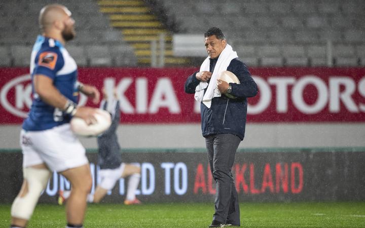 Auckland assistant coach Filo Tiatia.