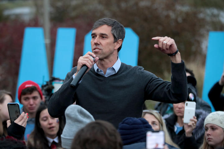 Democratic presidential candidate Beto O'Rourke announcing to supporters in Iowa he will drop out of the presidential race.