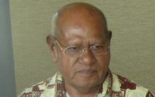 President of the autonomous Bougainville government, John Momis.