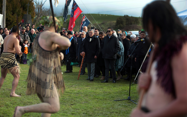060814. Photo Diego Opatowski / RNZ. Maori King Tuheitia Paki arriving at the Ranana marae in Whanganui.