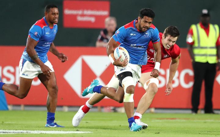 Samoa finished fourth at the opening round of the World Sevens Series in Dubai.