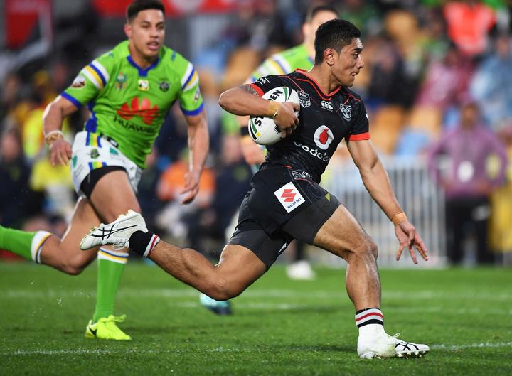 Ata Hingano has played for both the Warriors and Raiders in the NRL.