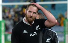 Kieran Read leaves the field after a 12-12 draw. New Zealand All Blacks versus Australian Wallabies. The Rugby Championship. Bledisloe Cup Rugby Union Test Match. Sydney, Australia. August 2014. 