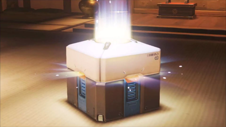 Loot box from the game Overwatch