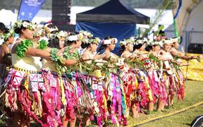 A performance during the 2018 Northland Pasifika Fusion Festival.