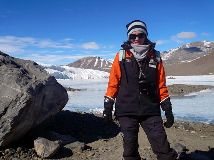 Rebecca Priestley in Antarctica