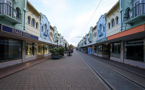 Christchurch on the morning of 26 March, on the first day of the nationwide Covid-19 lockdown.
