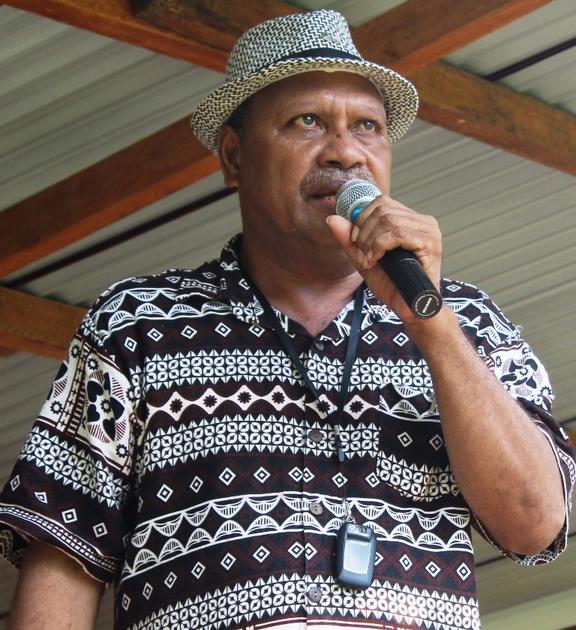The premier of Malaita Province Daniel Suidani.