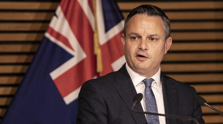 Climate Change Minister James Shaw at a press conference announcing the Government's reforms to clean up our  waterways, Beehive Theatrette, Wellington.