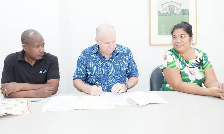 Kiribati, UNICEF and NZ join forces for child health
