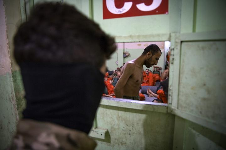 Kurdish sources say around 12,000 IS fighters including Syrians, Iraqis as well as foreigners from 54 countries are being held in Kurdish-run prisons in northern Syria. 