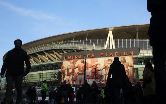 Emirates Stadium. Home of Arsenal FC.
