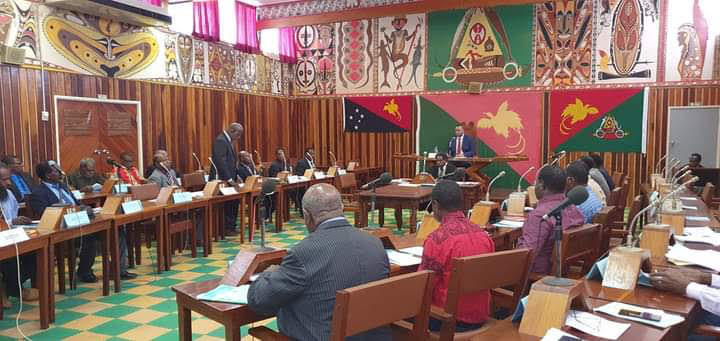 Papua New Guinea's East Sepik Provincial Assembly in deliberation.
