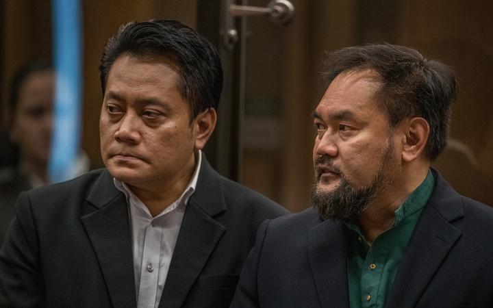 Rashid Bin Omar, right - victim impact statement.
PHOTO: JOHN KIRK-ANDERSON
Sentencing for Brenton Tarrant on 51 murder, 40 attempted murder and one terrorism charge.