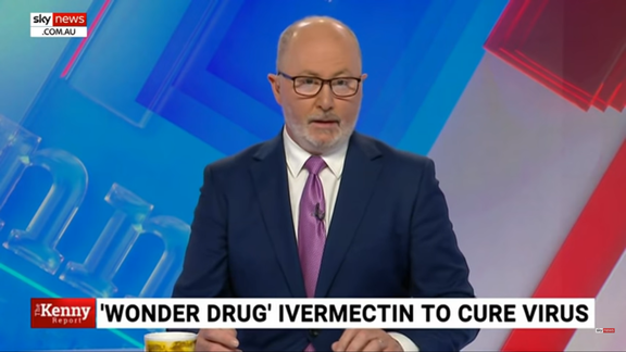 Chris Kenny was one of several News Corp hosts and writers urging more backing for Ivermectin as a Covid cure.