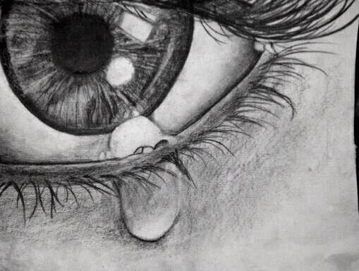 Crying eye