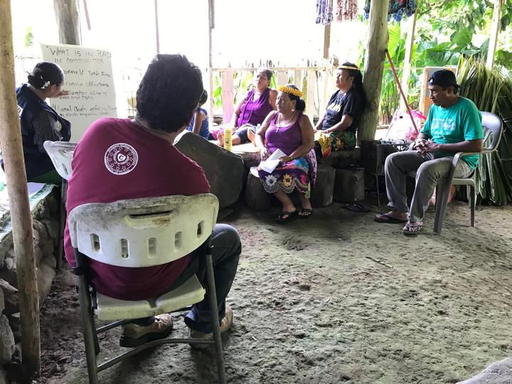 A public health officer discusses Covid-19  risks identified by the community in Pohnpei.