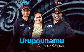Urupounamu hosts Ngairo Eruera, Justine Murray and Te Kehukehu Patara.