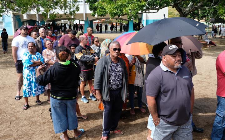 Électeurs à Nouméa