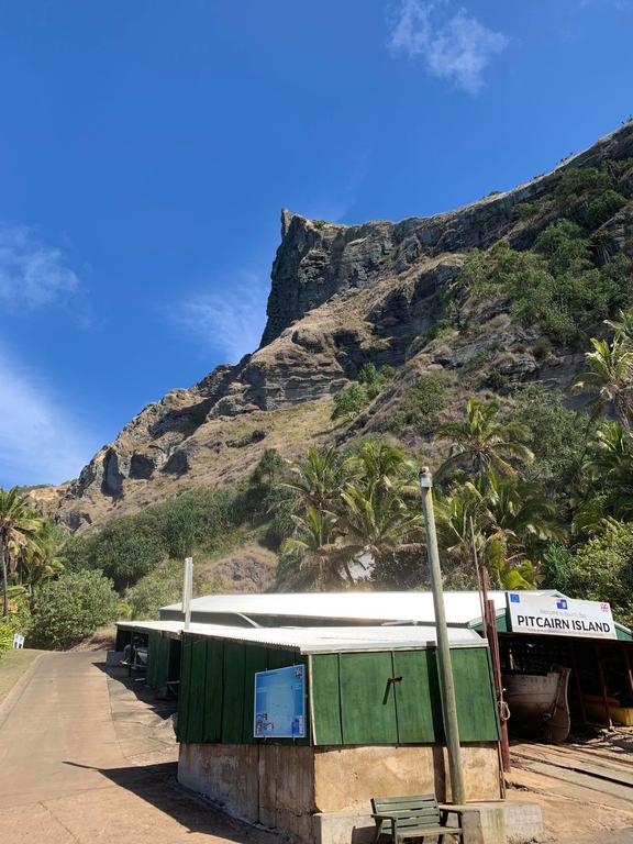 Pitcairn Island boat shed