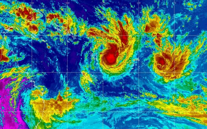 Dual cyclones threaten to menace several Pacific countries