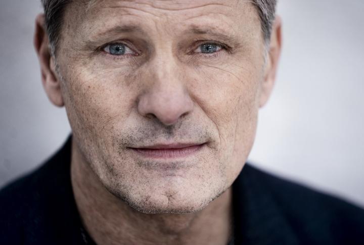 Danish-US actor Viggo Mortensen poses at a presscall in Copenhagen on October 26, 2020 prior to the opening of his new movie "Falling". - "Falling" is Mortensen's debut as director and screenwriter and the film premiers in Danish theatres on November 4, 2020. 