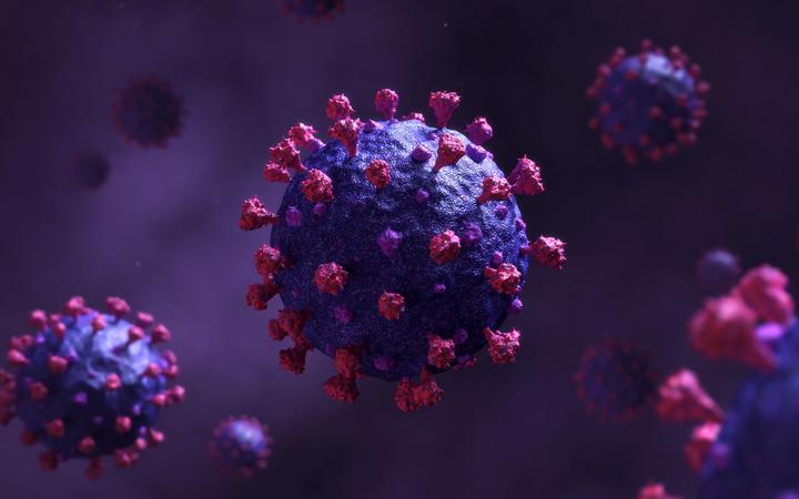 Covid-19 corona virus macro 3d illustration