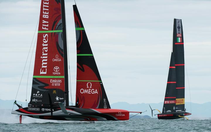The America's Cup is level at 1-all after the first day of racing.