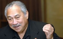American Samoa congressman, Faleomavaega Eni Hunkin